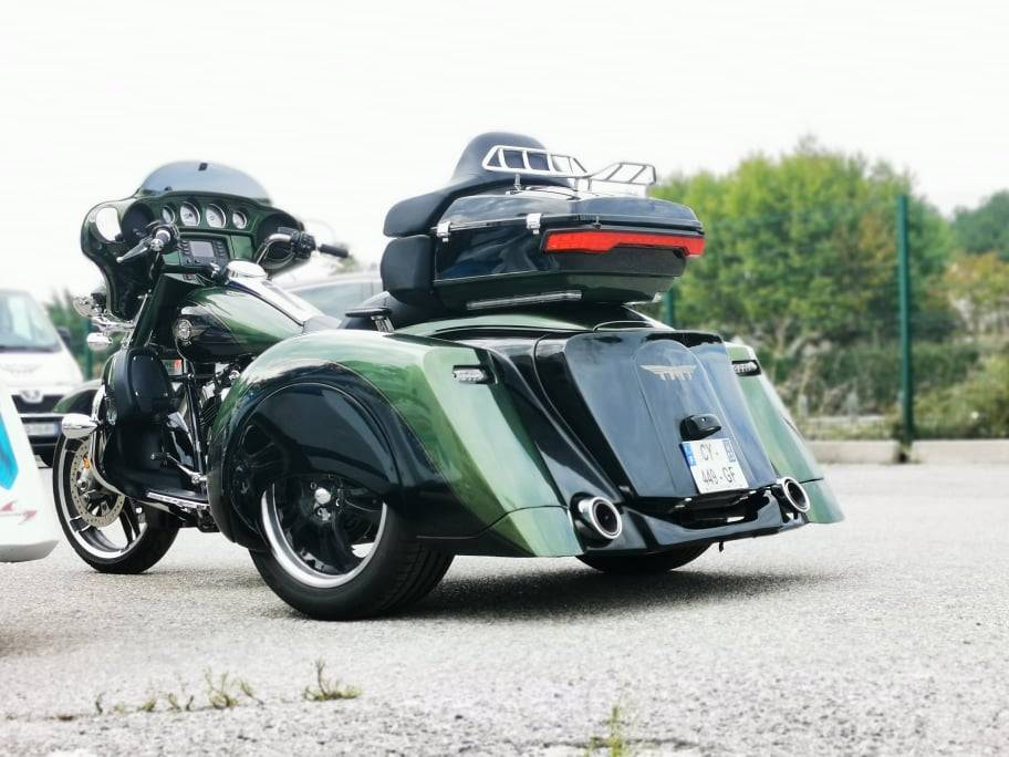 moto Trike près de Gardanne
